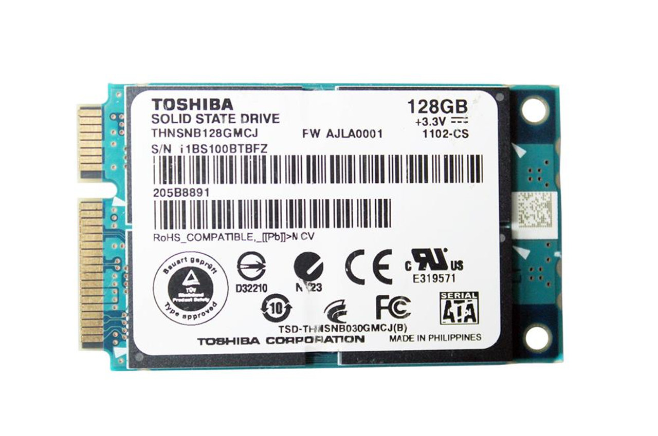 Toshiba Sg2 Series 128GB MLC SATA 3Gbps mSATA Internal Solid State Drive for ProLiant DL360p Gen8 Servers