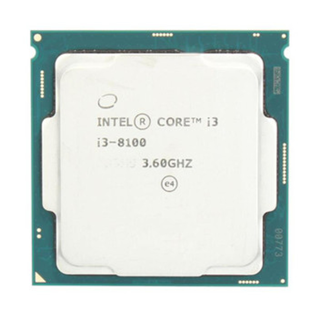 Intel Core i3-8100 Quad Core 3.60GHz Processor for Socket 1151 - Compatible with ProLiant DL360p Gen8 servers