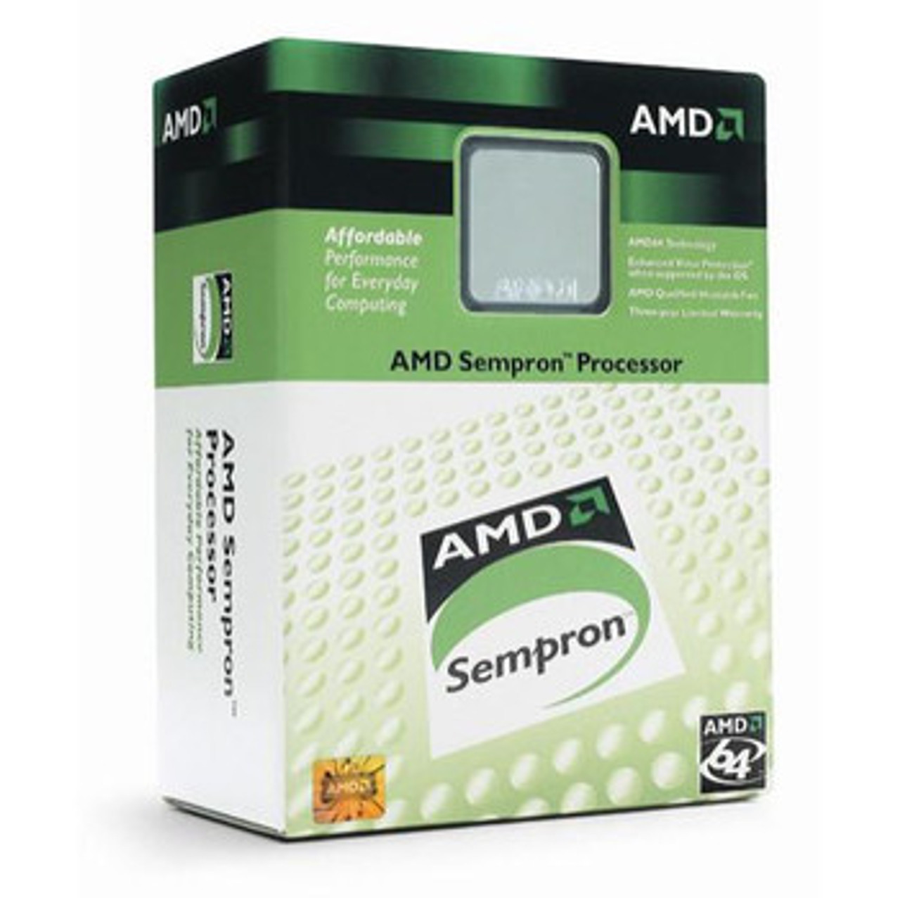 AMD Sempron 3400+ 2.00Ghz Mobile Processor for Socket 754 | SDA3400BXBOX | Computer Components