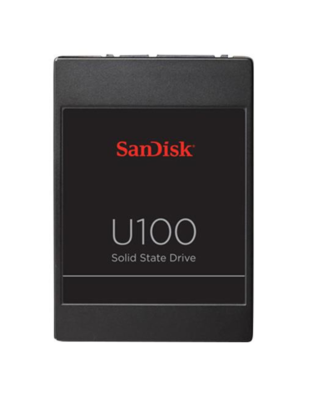 Sandisk U100 64Gb MLC SATA 6Gbps 2.5-Inch Internal Solid State Drive mounted in a laptop