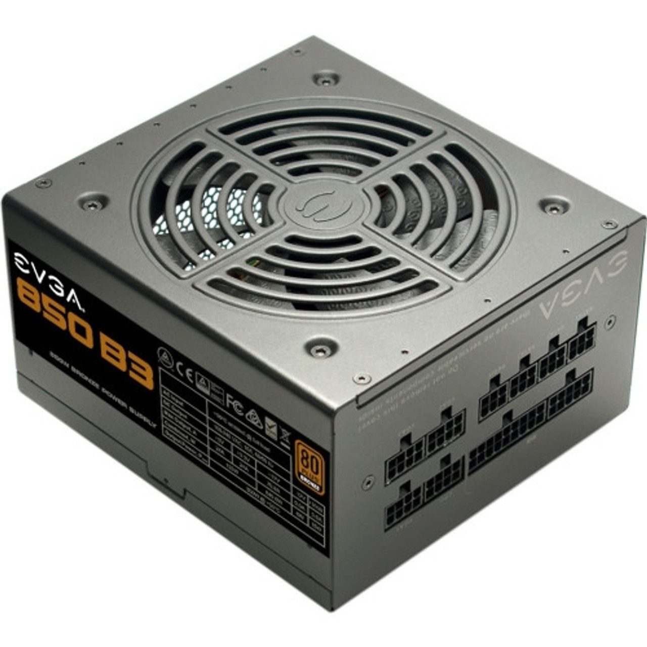 EVGA 850 B3 850W Power Supply 220-B3-0850-V1 for ATX/EPS12V 85% Efficiency