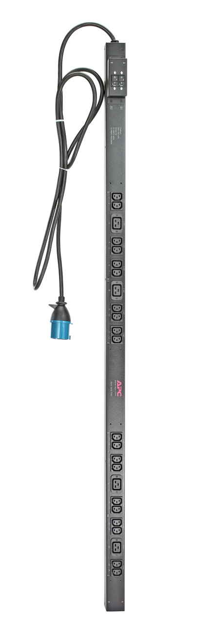 APC AP7553 Rack PDU 32A 230V Basic Zero U with (20) C13 & (4) C19 Outlets - Compatible with Server Racks