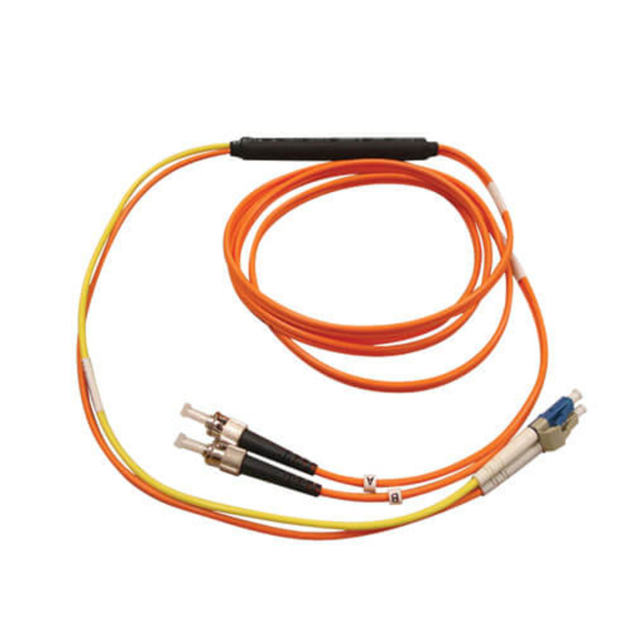 Tripp Lite N422-02M Fiber Optic Cable 2x LC 2x ST 78.7 Black Blue Gray Orange Yellow