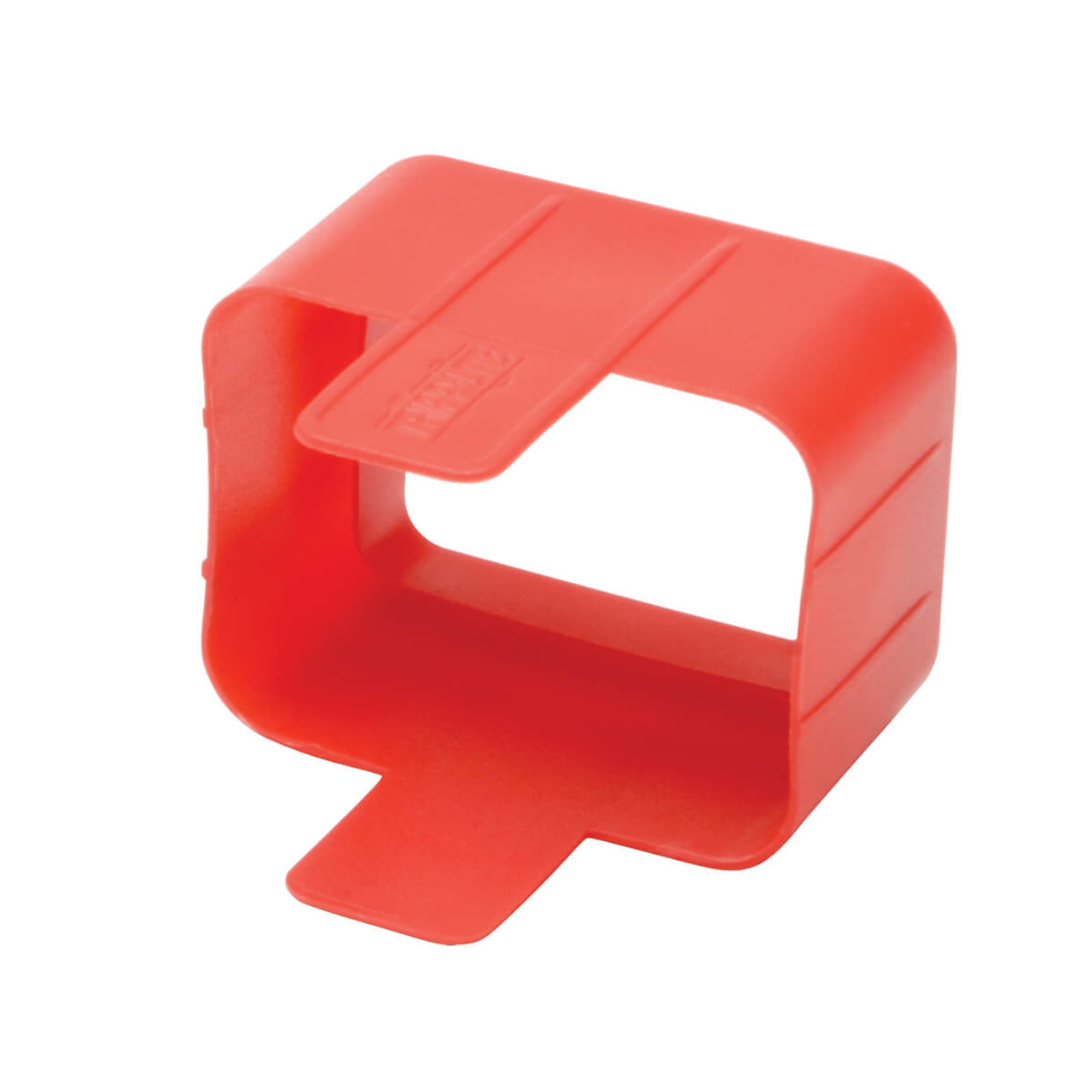 Tripp Lite red cable lock for secure device protection, compatible with PLC19RD, ideal for safeguarding electronics