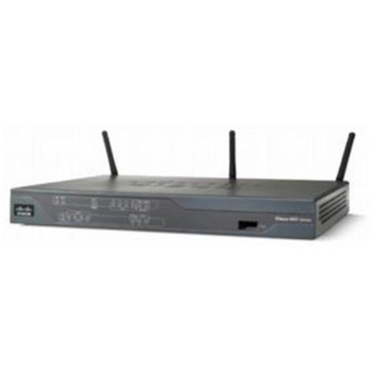CISCO 881 Ethernet Security Router with Advanced IP Services, compatible with CISCO881SECK9, ideal for network security.