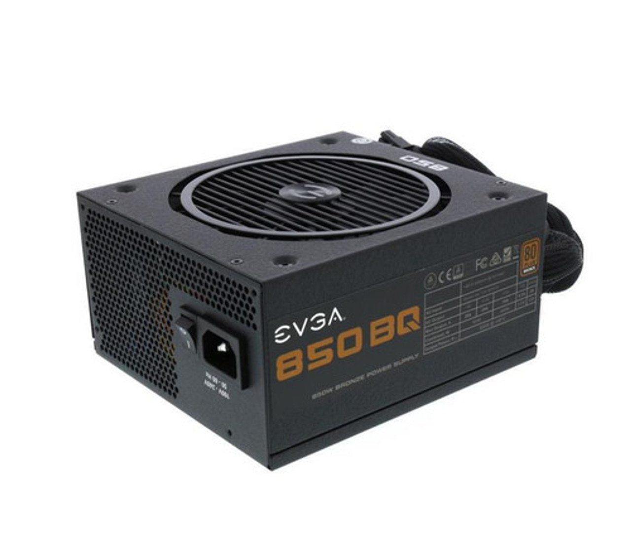 EVGA 850W Power Supply 110-BQ-0850-V1 for ATX/EPS12V | Compatible with 120-230V AC | Server Rack Mounted