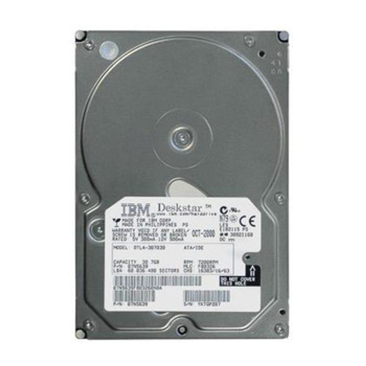 IBM 30GB 7200RPM ATA 100 3.5 2MB Cache Deskstar Hard Drive for Desktop Computers