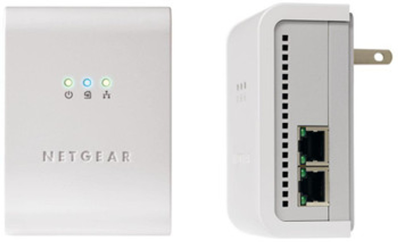 NetGear Xeb1004 4-Ports RJ-45 Powerline Ethernet Switch Kit for high-speed networking