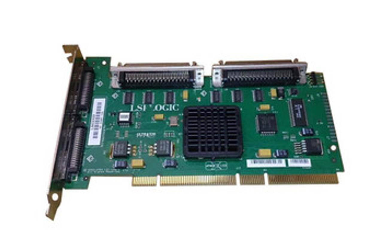 LSI Dual Ultra-320 SCSI PCI/PCI-X 133MHz Card compatible with ProLiant DL360p Gen8 servers.