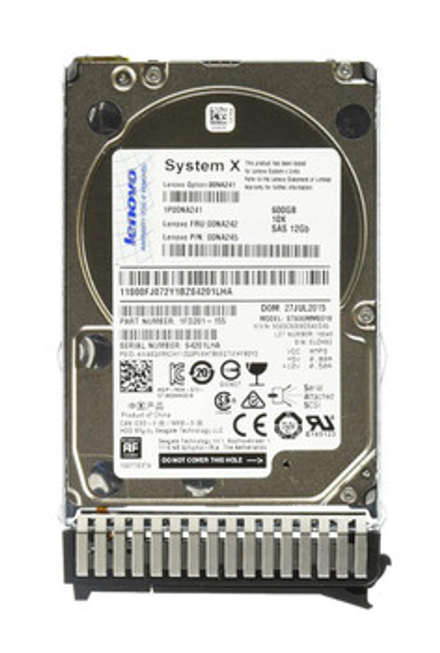 Lenovo 600Gb 10000Rpm SAS 6Gbps 64Mb Cache 2.5-Inch Internal Hard Drive compatible with servers