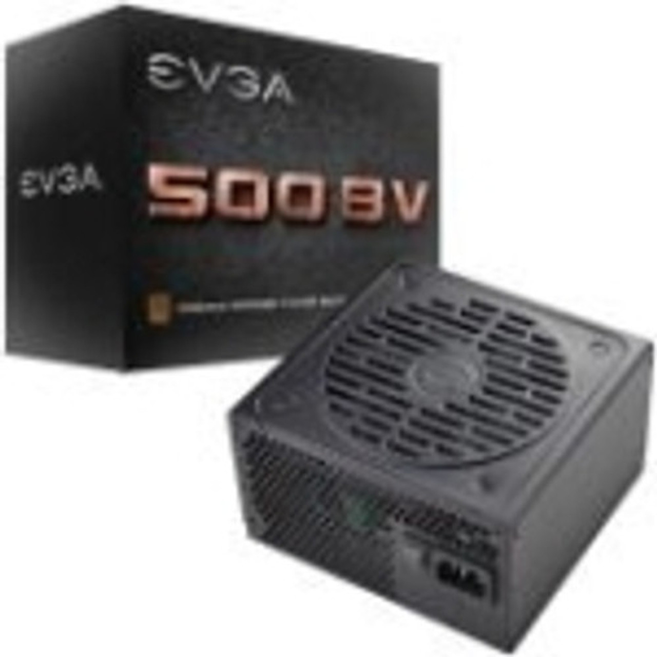 EVGA 500W ATX/EPS Power Supply 100-BV-0500-K1 for 120-230V AC, compatible with various servers
