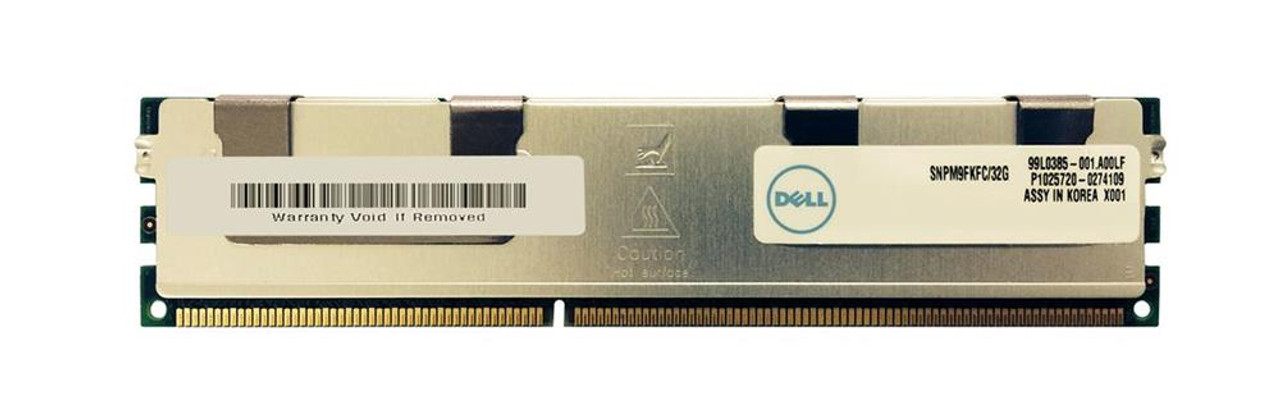 Dell 32GB PC3-10600 DDR3-1333MHz ECC Registered CL9 240-Pin DIMM 1.35V Low Voltage Quad Rank Memory Module for Servers