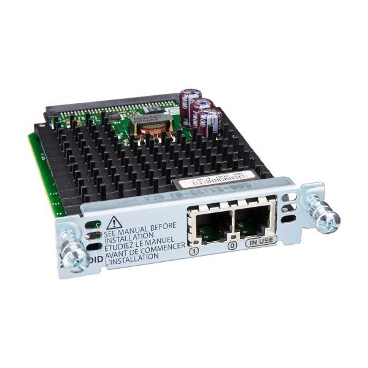Cisco Vic3-2Fxs-E/Did= Two-Port Voice Interface Card for FXS and DID, compatible with Cisco systems