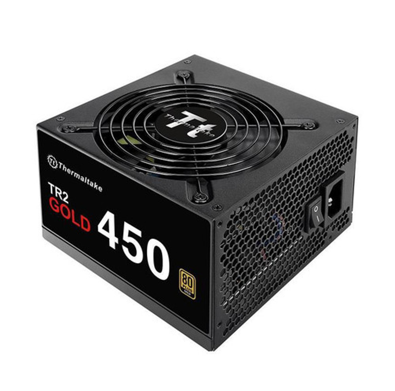 Thermaltake Tech 450W Power Supply 80 Plus Gold Efficiency PS-TR2-0450NPCG-G - Compatible with ATX12V, 87% Efficiency