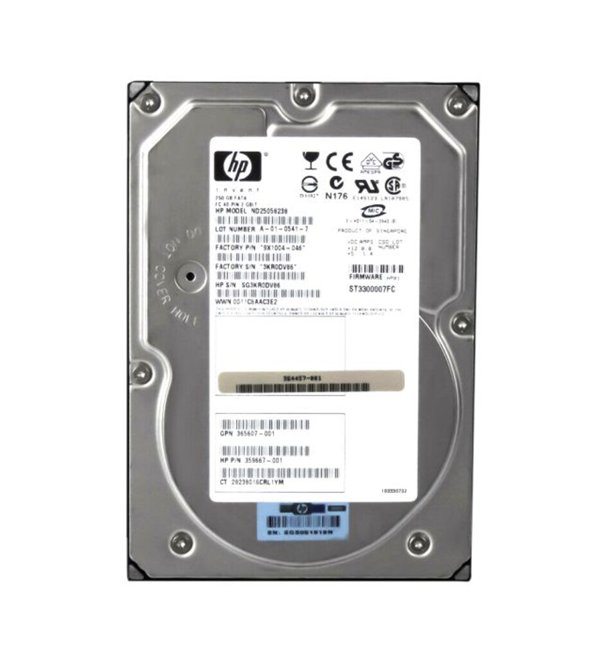 Seagate Constellation 500GB SAS 6Gb/s Hard Drive 2.5 7200RPM Nearline - Compatible with Servers