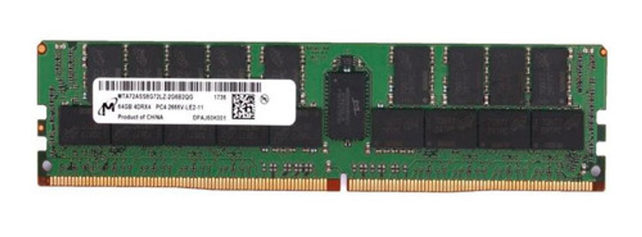 Micron 64GB DDR4-2666MHz ECC DIMM for ProLiant DL360p Gen8 Servers