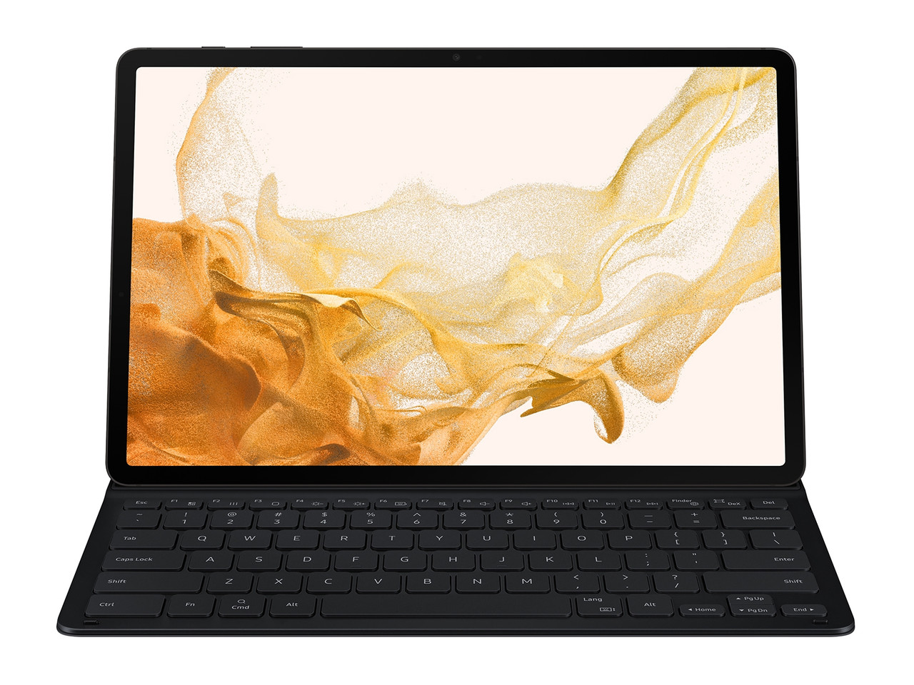Samsung EF-DT730UBE Black QWERTY keyboard for efficient typing | Compatible with Samsung devices | Keyboard accessories
