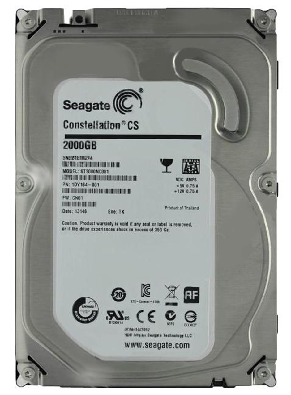 Seagate Constellation Cs 2Tb 7200Rpm SATA 6Gbps 64Mb Cache 3.5-Inch Internal Hard Drive - Compatible with Servers