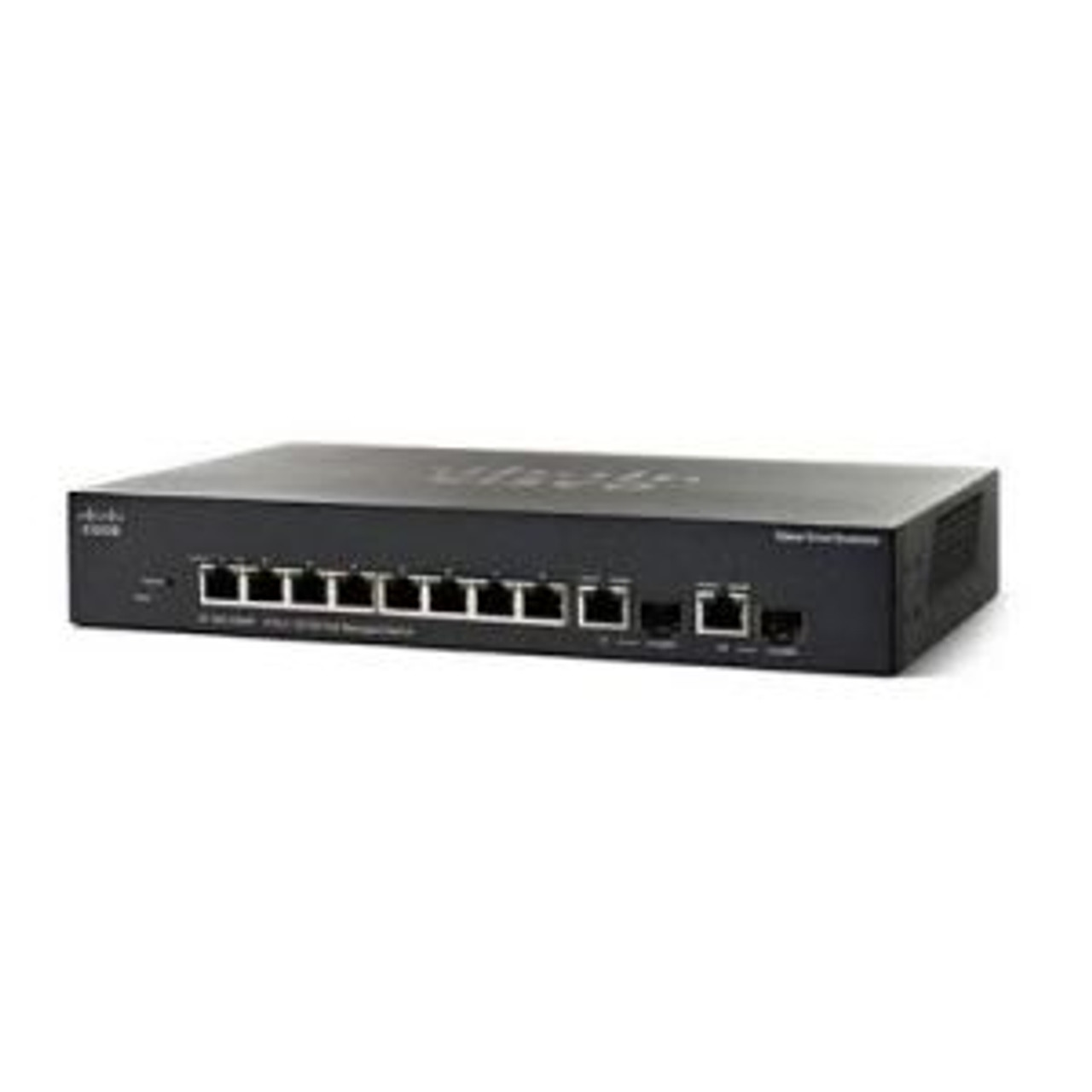 Cisco SF302-08MPP-K9 8-Port x 10/100 Max PoE+ Managed Switch, Rack-Mountable for ProLiant DL360p Gen8 Servers