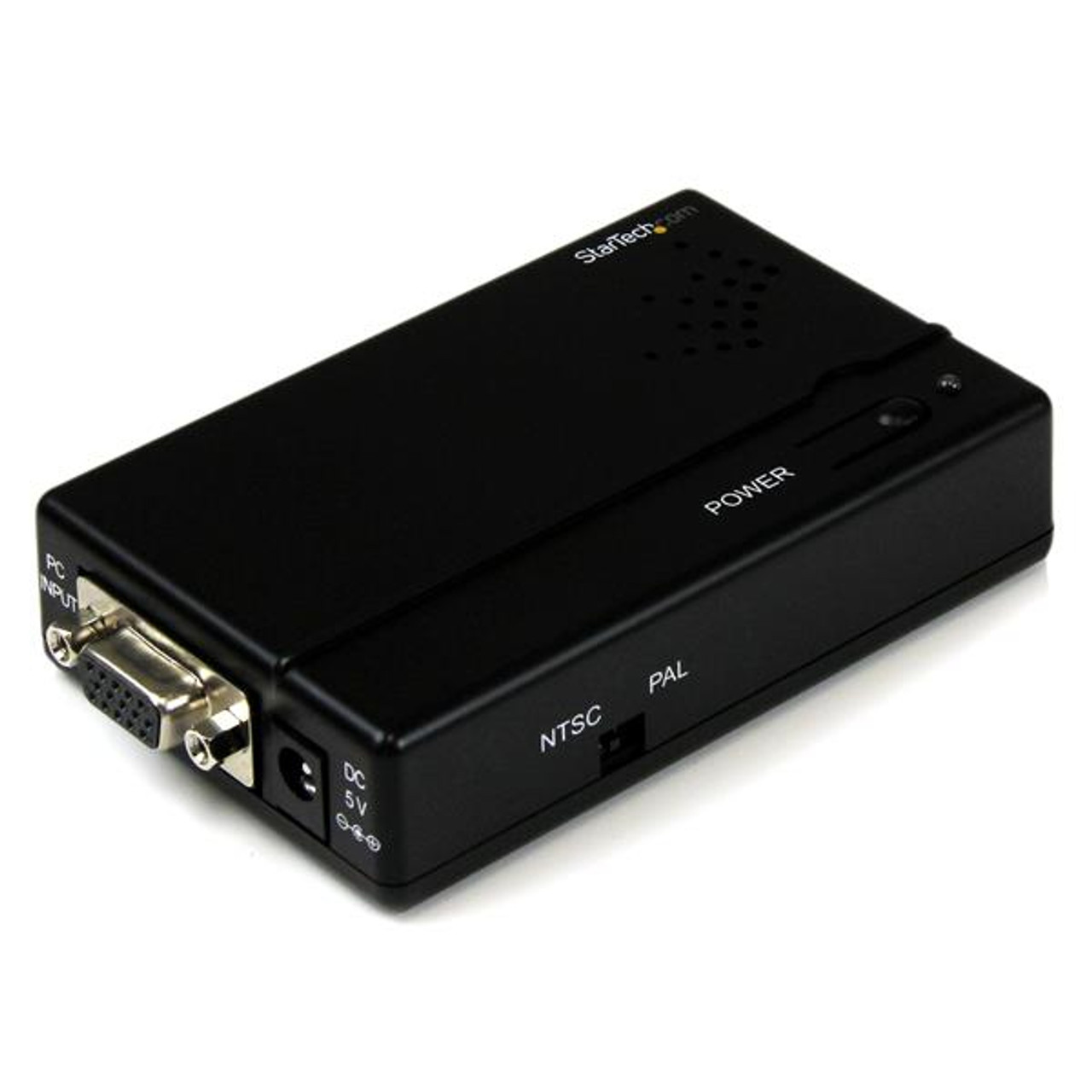 StarTech.com VGA2VID Video Cable Adapter 36 Black VGA S-Video/RCA - Compatible with ProLiant DL360p Gen8 Servers