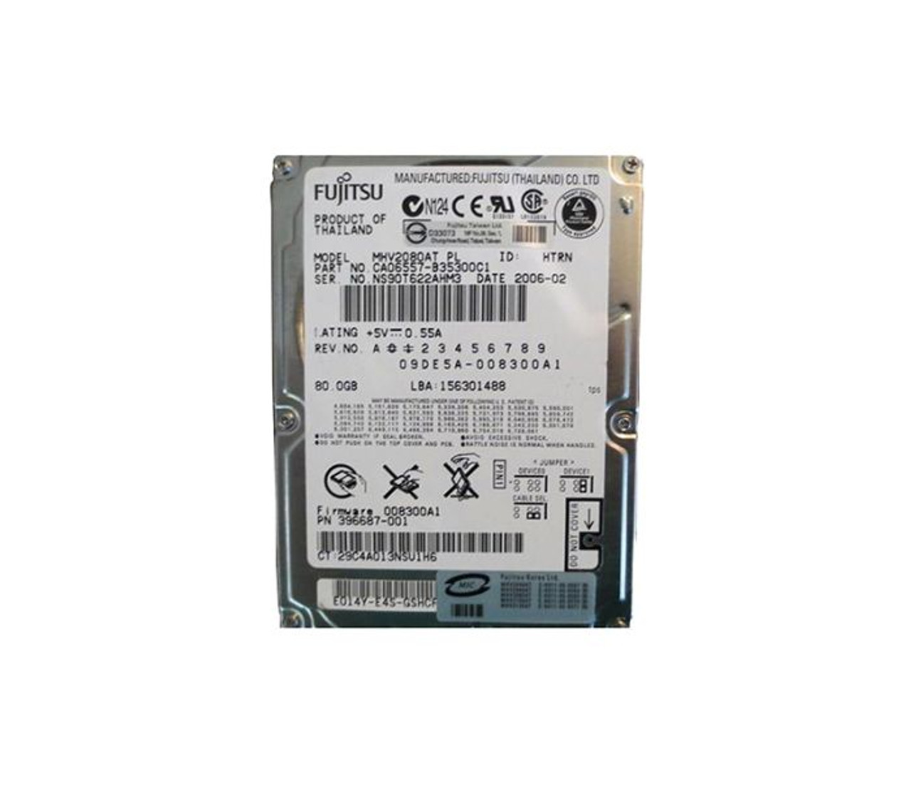 Fujitsu 80GB 4200RPM ATA-100 8MB Cache 2.5-Inch Hard Drive for Mobile Devices