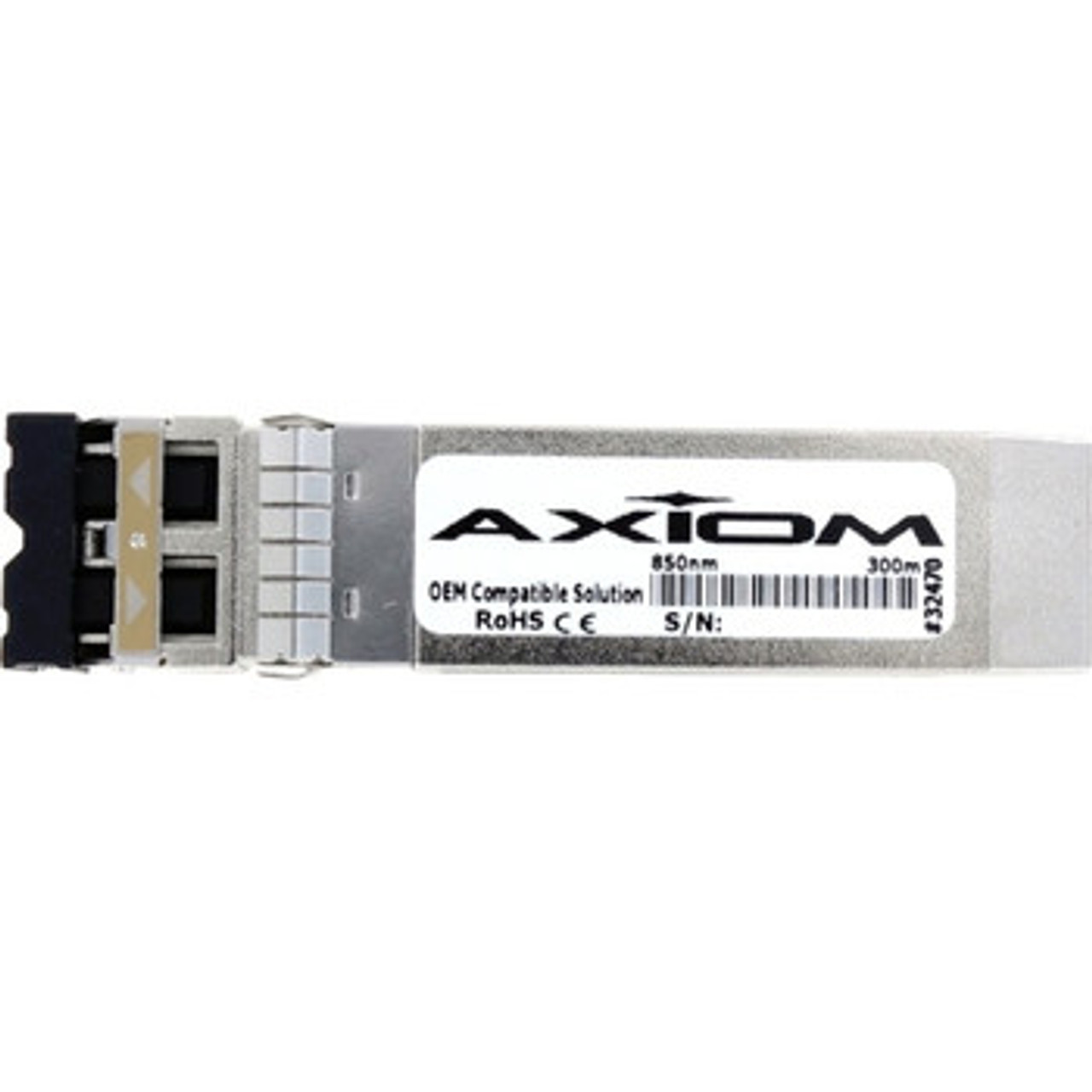 Axiom 10GBase-SR Multi-mode Fiber SFP+ Transceiver for Extreme, 300m 850nm LC Connector