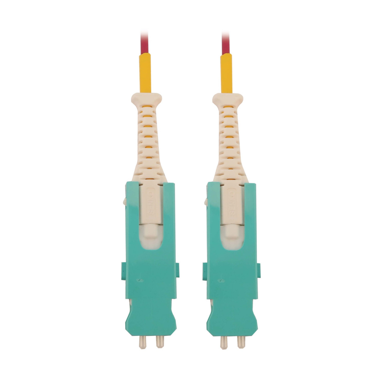 Tripp Lite N823S-01M-MG fiber optic cable 39.8 Aqua Magenta White - for SN OFNR OM4, data centers