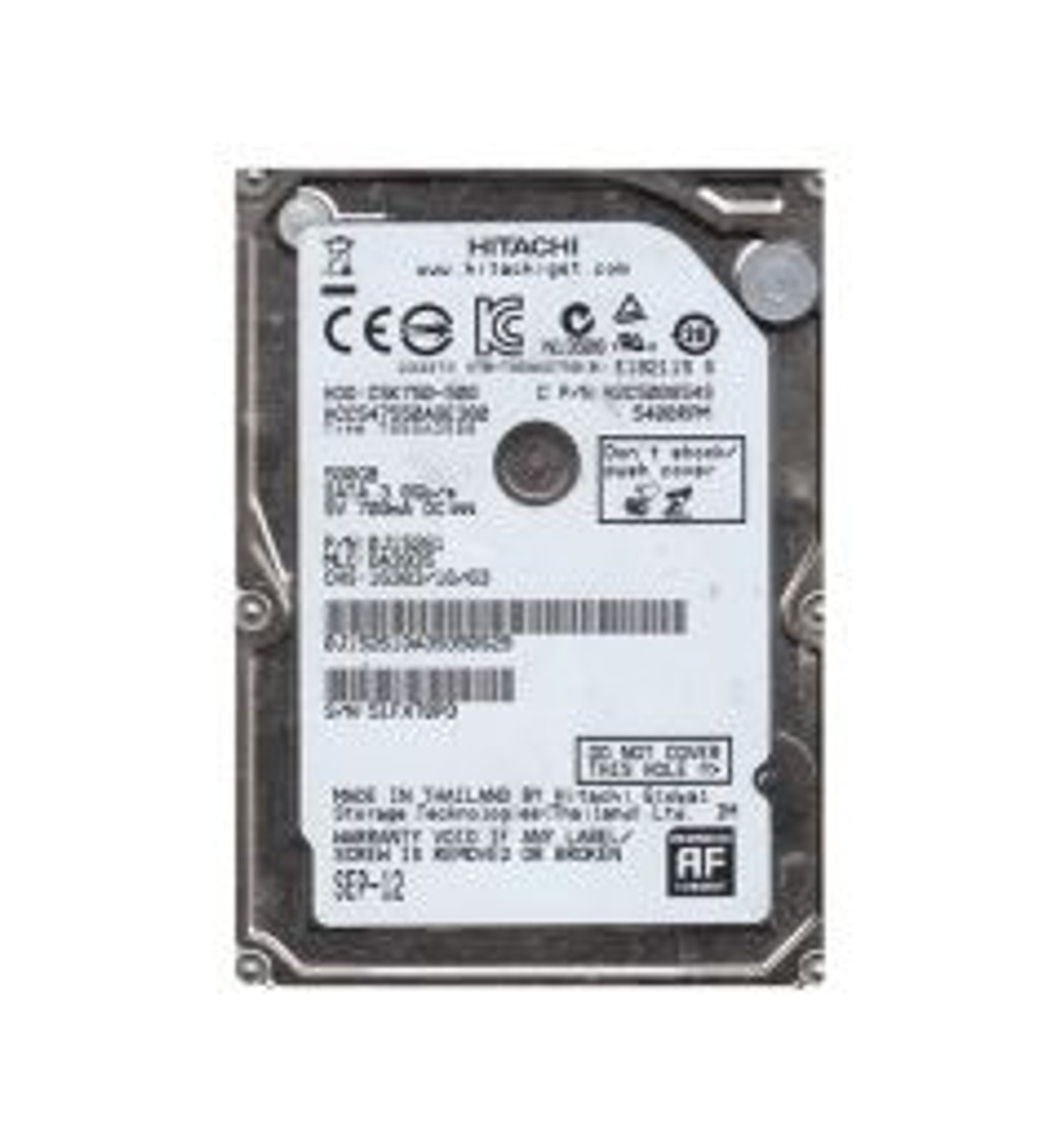 HGST 0J15261 500GB 5400RPM SATA Hard Drive for Cinemastar C5K750 Series 2.5-Inch Servers