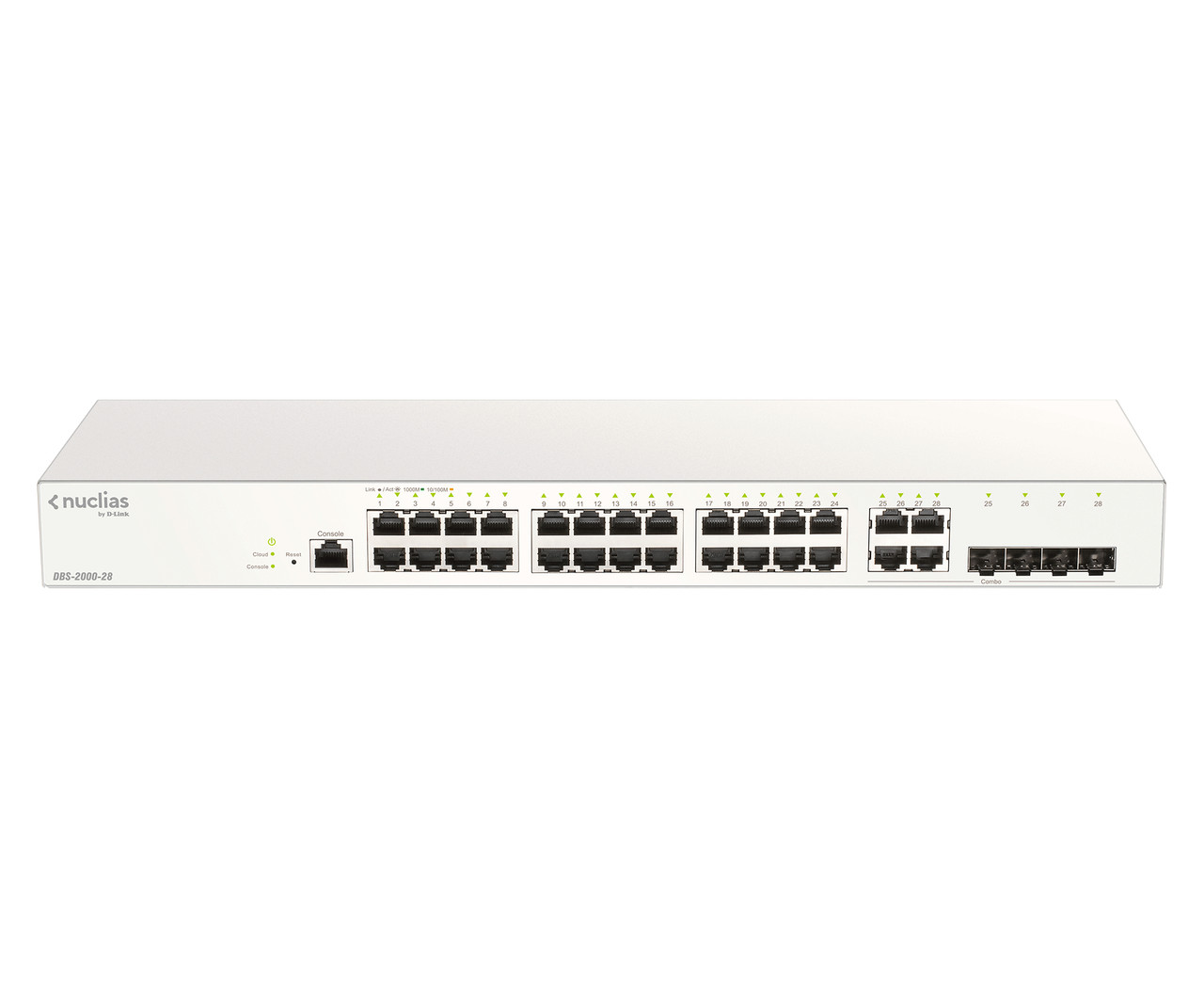D-Link DBS-2000-28 Managed L2 Gigabit Ethernet Network Switch in Gray - Compatible with ProLiant DL360p Gen8 servers