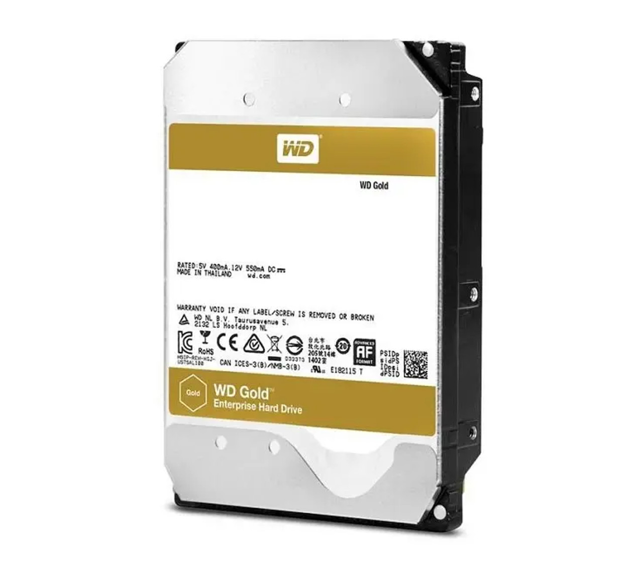 Western Digital Gold 8TB SATA Hard Drive for ProLiant DL360p Gen8 Servers