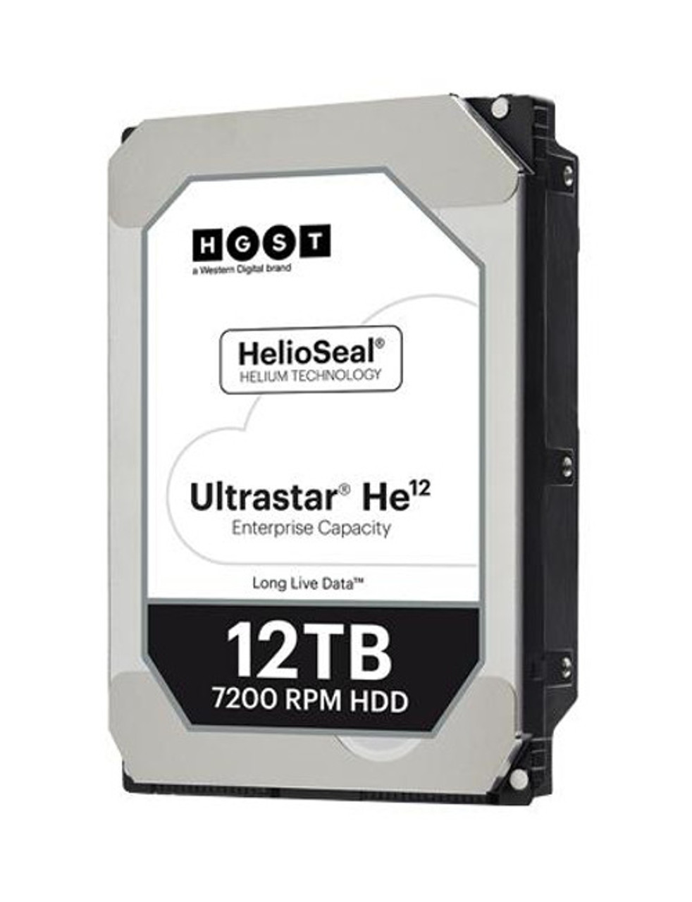 Hitachi HGST Ultrastar He12 12TB SATA 6Gbps HDD 3.5 - Power Disable Pin-3 - Compatible with Servers