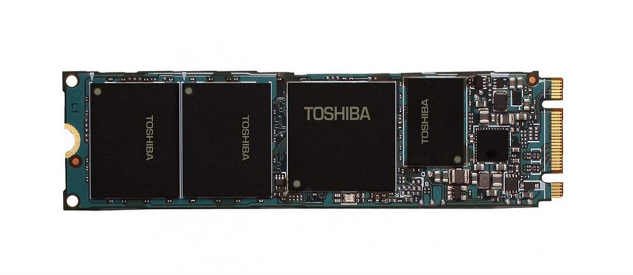 Toshiba Sg5 Series 128Gb TLC SATA 6Gbps M.2 2280 Internal Solid State Drive mounted in a laptop