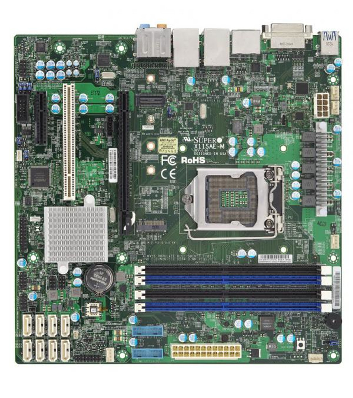 Supermicro X11SAE-M-O Intel® C236 LGA 1151 micro ATX motherboard for servers