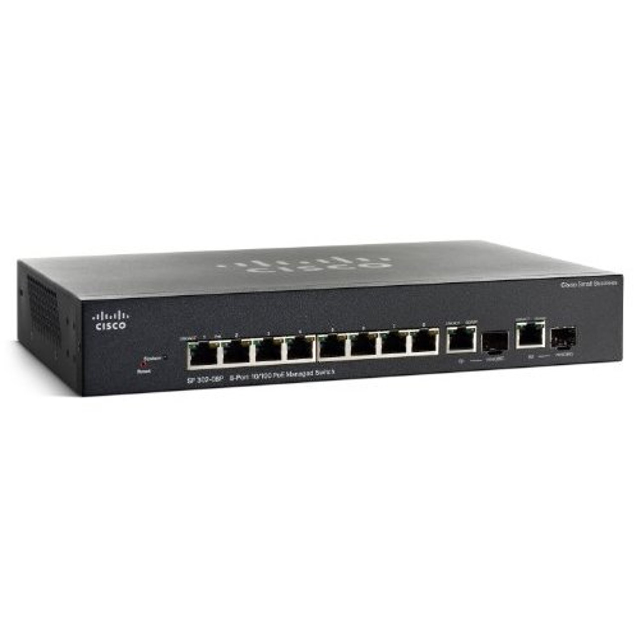 Cisco SF302-08P SRW208P-K9-NA Gigabit PoE Switch for Small Business Networking