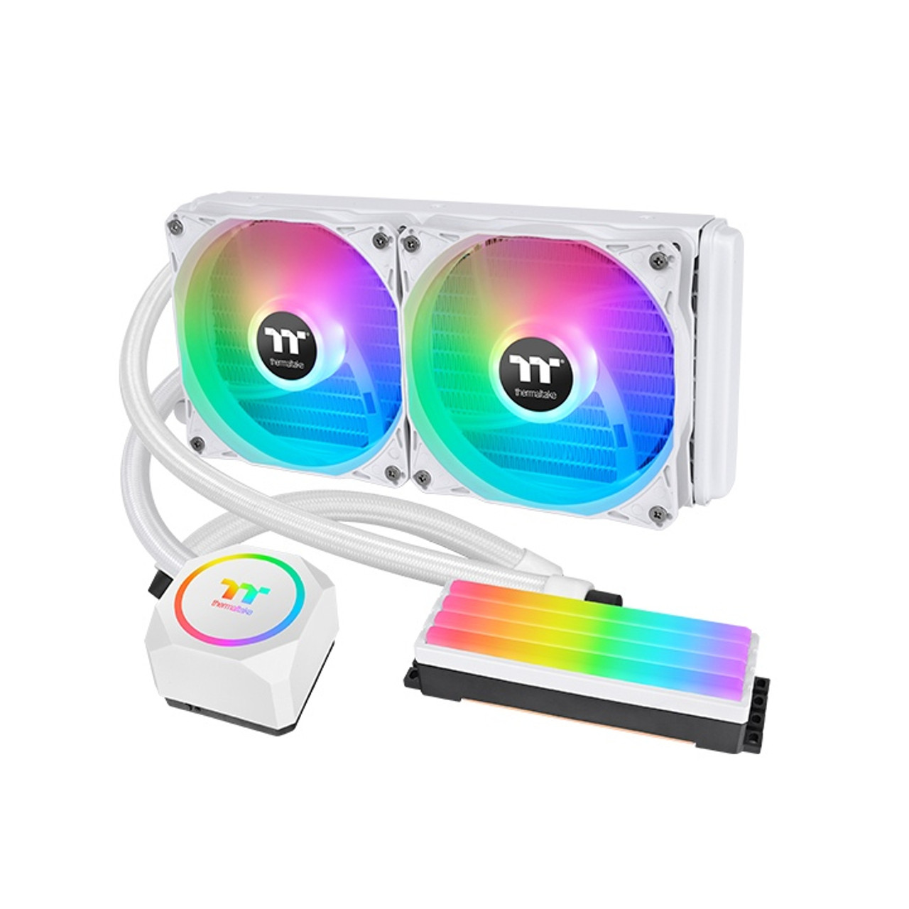 Thermaltake Floe RC360 CPU & Memory AIO Liquid Cooler Snow Edition for 4.72 Memory Modules
