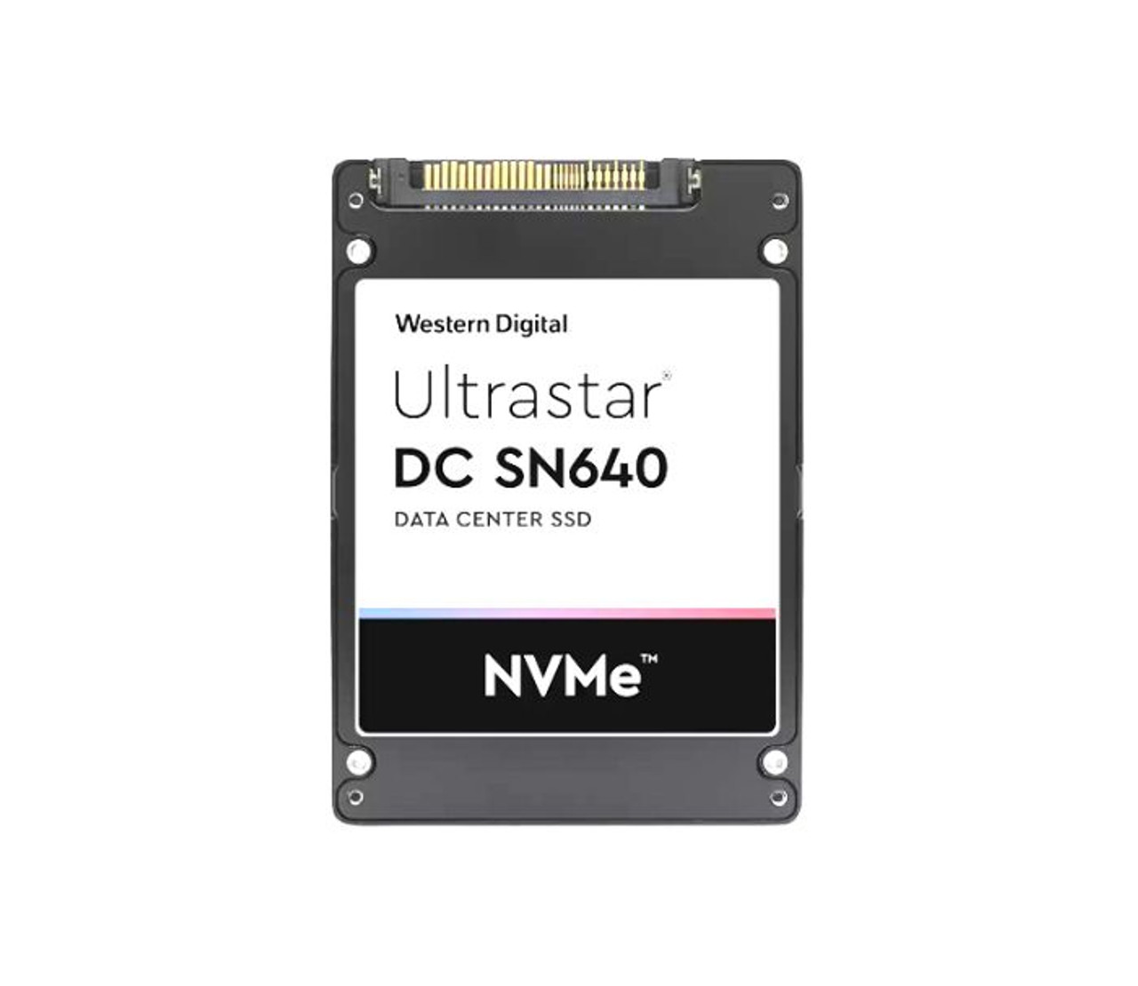 Western Digital Ultrastar DC SN640 6.4TB PCIe NVMe SSD U.2 2.5 - TCG Ruby Encryption - Server Storage Drive