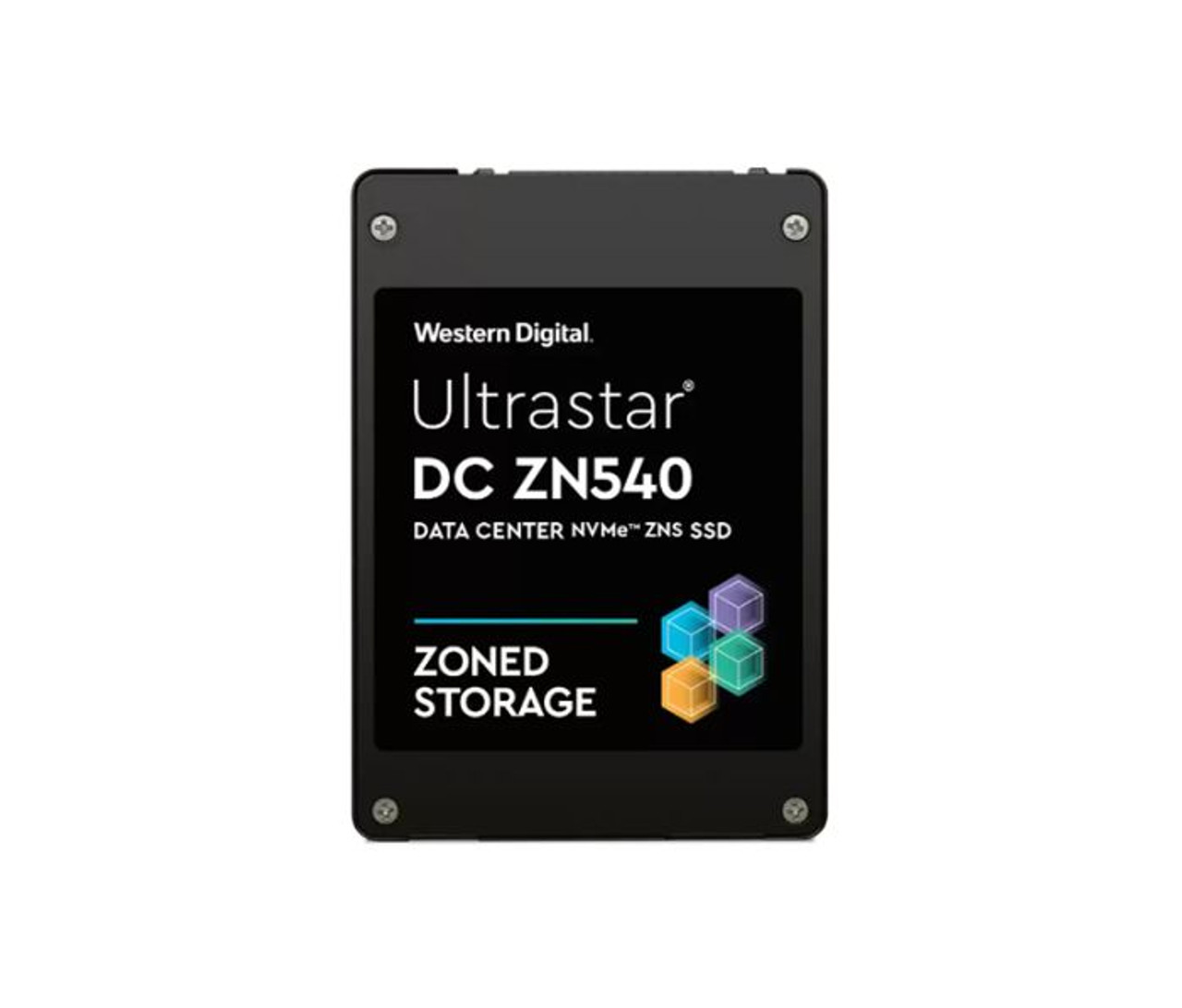 Western Digital Ultrastar DC ZN540 2TB NVMe SSD U.2 2.5 Drive - PCIe 3.0 X4, Self-Encrypting, Data Center Storage
