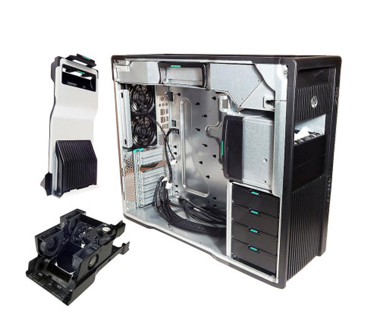 HP Z820 Chassis Assembly 642163-002 for No Power Supply - Server Case Compatible with HP ProLiant DL360p Gen8 Servers