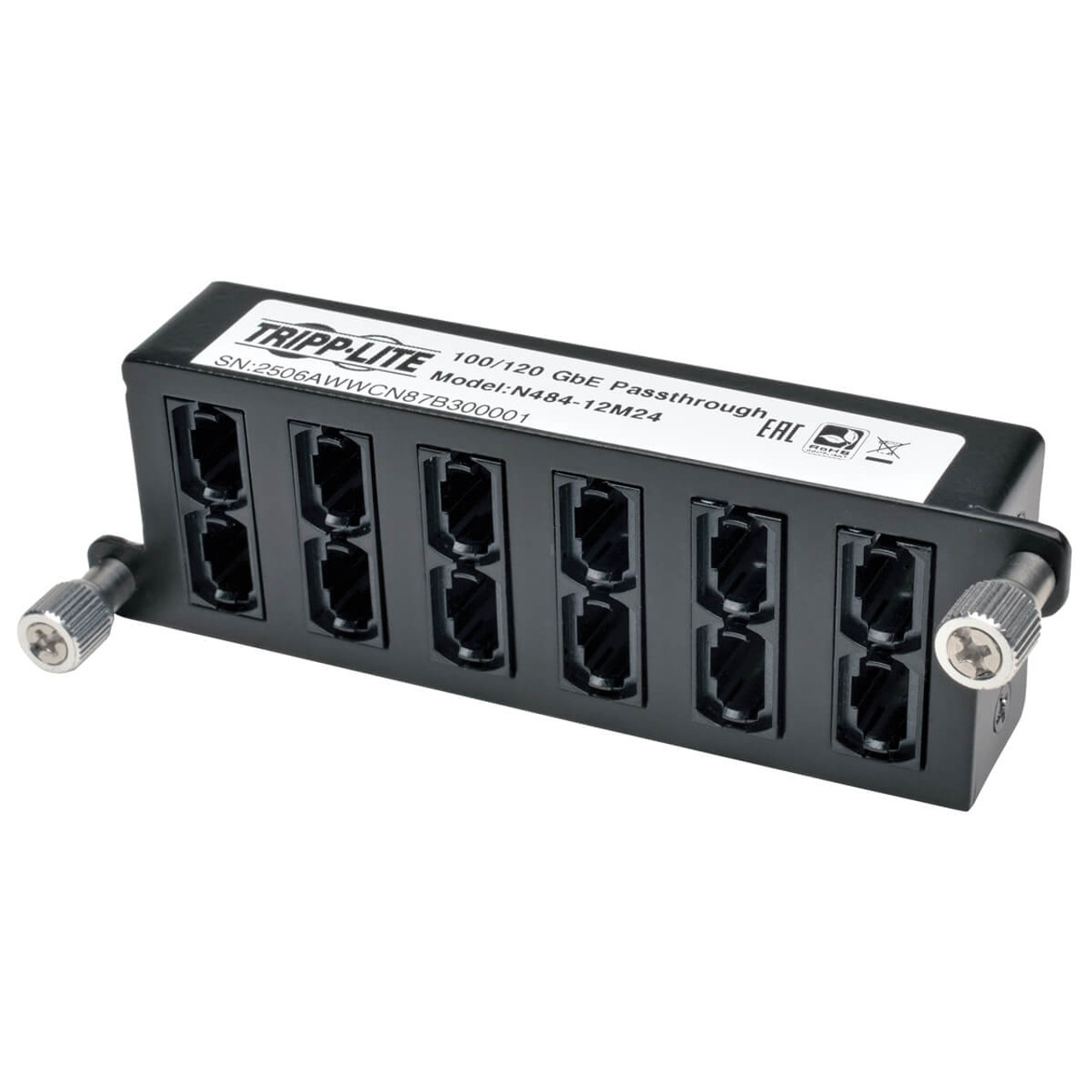 Tripp Lite N484-12M24 Patch Panel for Network Cable Management