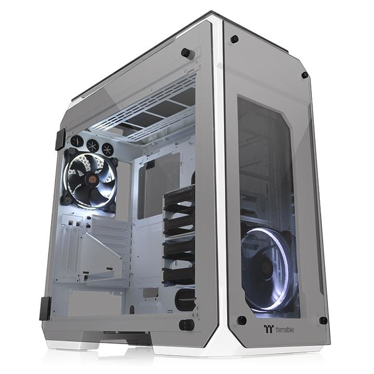 Thermaltake View 71 Full Tower White Tempered Glass Snow Edition - Compatible with CA-1I7-00F6WN-00 - Gaming PC Case