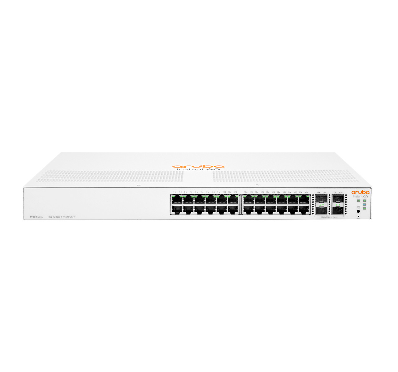 HPE Aruba Instant On 1930 24G PoE Switch | 195W | L2+ Managed | 4 SFP/SFP+ | 1U White | Compatible with JL683B