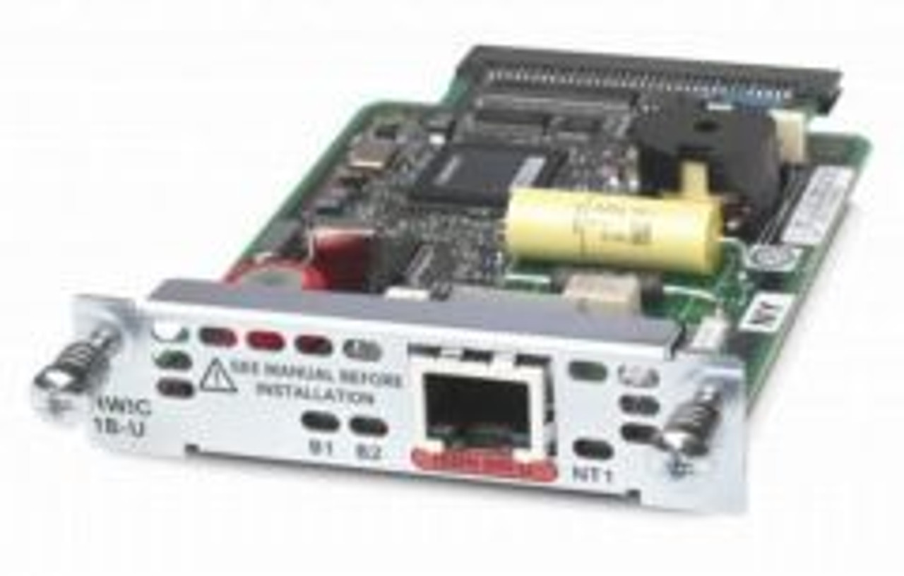 CISCO HWIC-1B-U 1-Port ISDN BRI Interface Card for High-Speed WAN - Compatible with CISCO Routers