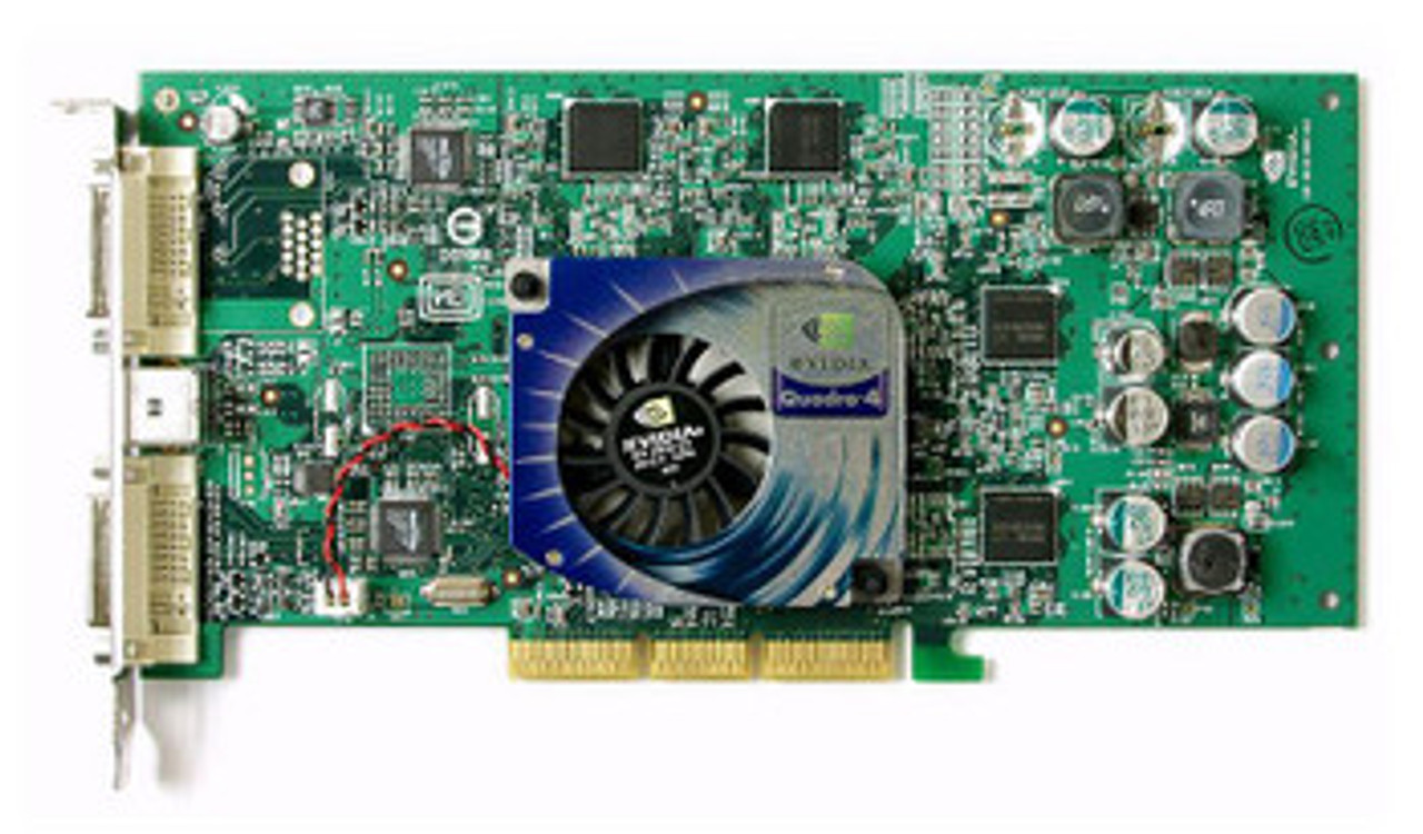 HP Nvidia Quadro4 980XGL 128MB DDR DVI/VGA Graphics Card for ProLiant DL360p Gen8 Servers