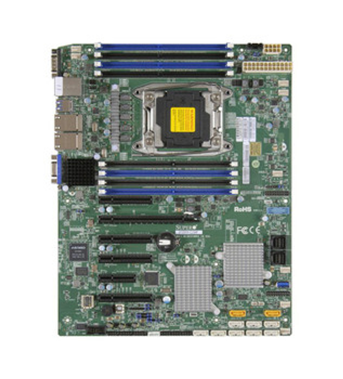 Supermicro X10SRH-CLN4F ATX Server Motherboard for Xeon E5-1600/2600 V3/V4, Intel C612 Chipset, DDR4, 10 SATA 6Gbps,