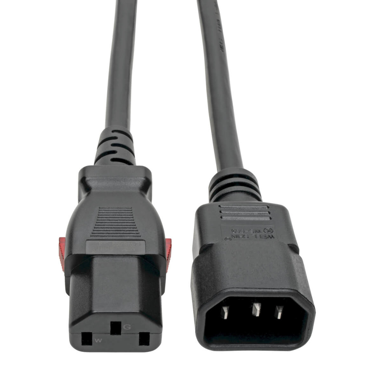 Tripp Lite C13 to C14 Power Cable 18AWG 0.91m PDU-Style Locking Connector for C14 Male to C13 Female 10A