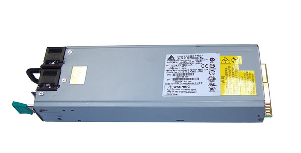 Intel 700-Watt Power Supply for SR2400 Servers - C41625-006 - Compatible with SR2400 servers - Efficient power delivery