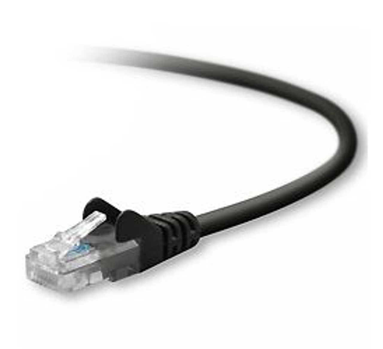 Belkin CAT5e Snagless Crossover Patch Cable 14 ft Black for Networking Servers