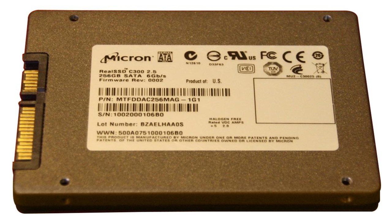 Micron Realssd C300 256GB MLC SATA 6Gbps 2.5-Inch SSD - Compatible with ProLiant DL360p Gen8 Servers