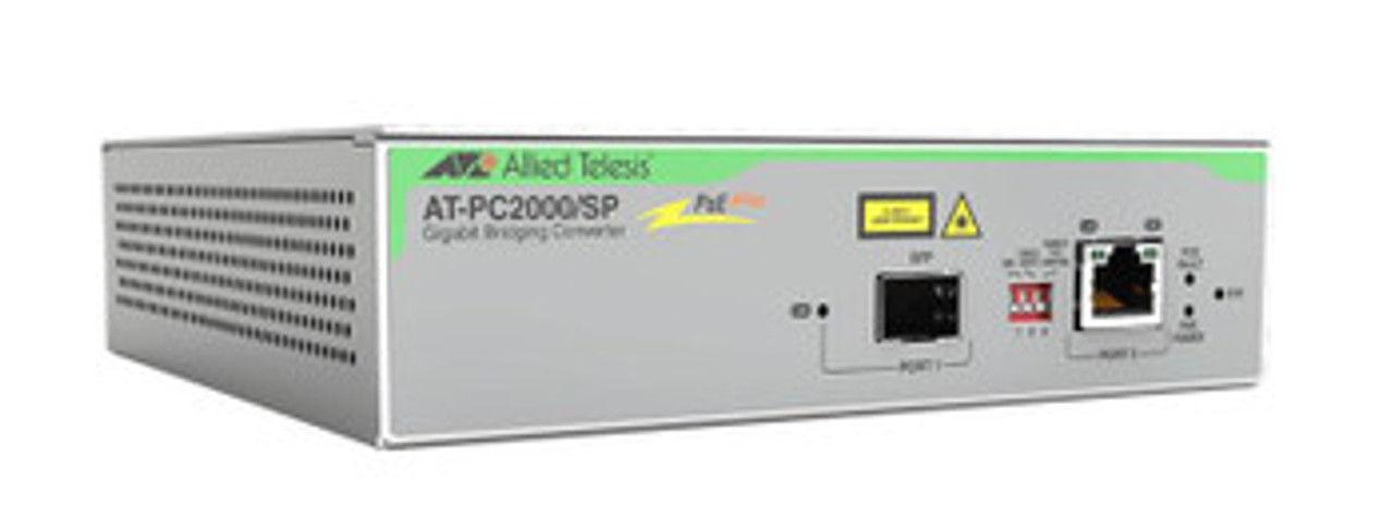 AT-PC2000/SP - Allied Telesis 1Gbps Fast Ethernet 10/100/1000-T 850nm RJ-45/SFP Connector Fiber Media