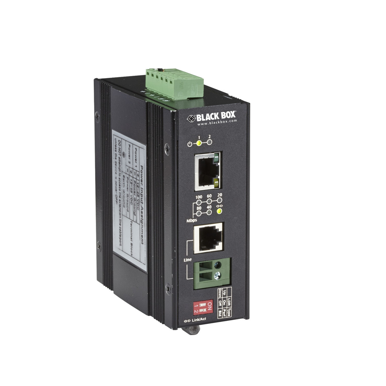 Black Box LB323A Network Extender 10/100 Mbit/s for Ethernet Networks
